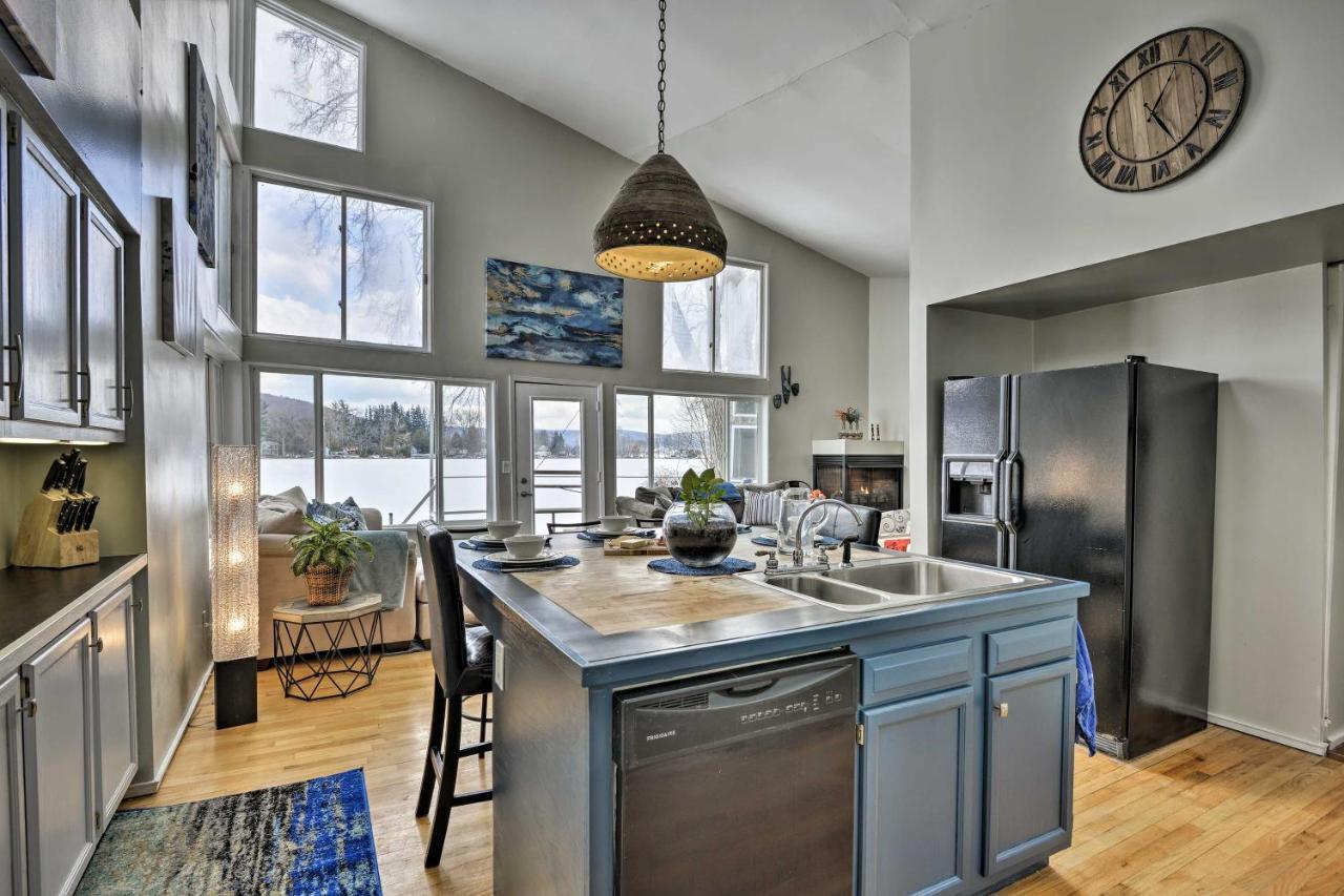 Waterfront Deruyter Home With Private Dock! New Woodstock Buitenkant foto