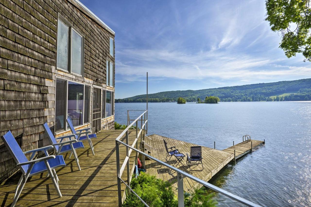 Waterfront Deruyter Home With Private Dock! New Woodstock Buitenkant foto