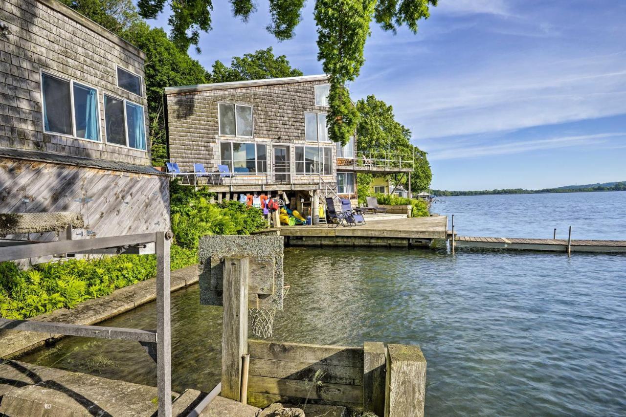 Waterfront Deruyter Home With Private Dock! New Woodstock Buitenkant foto