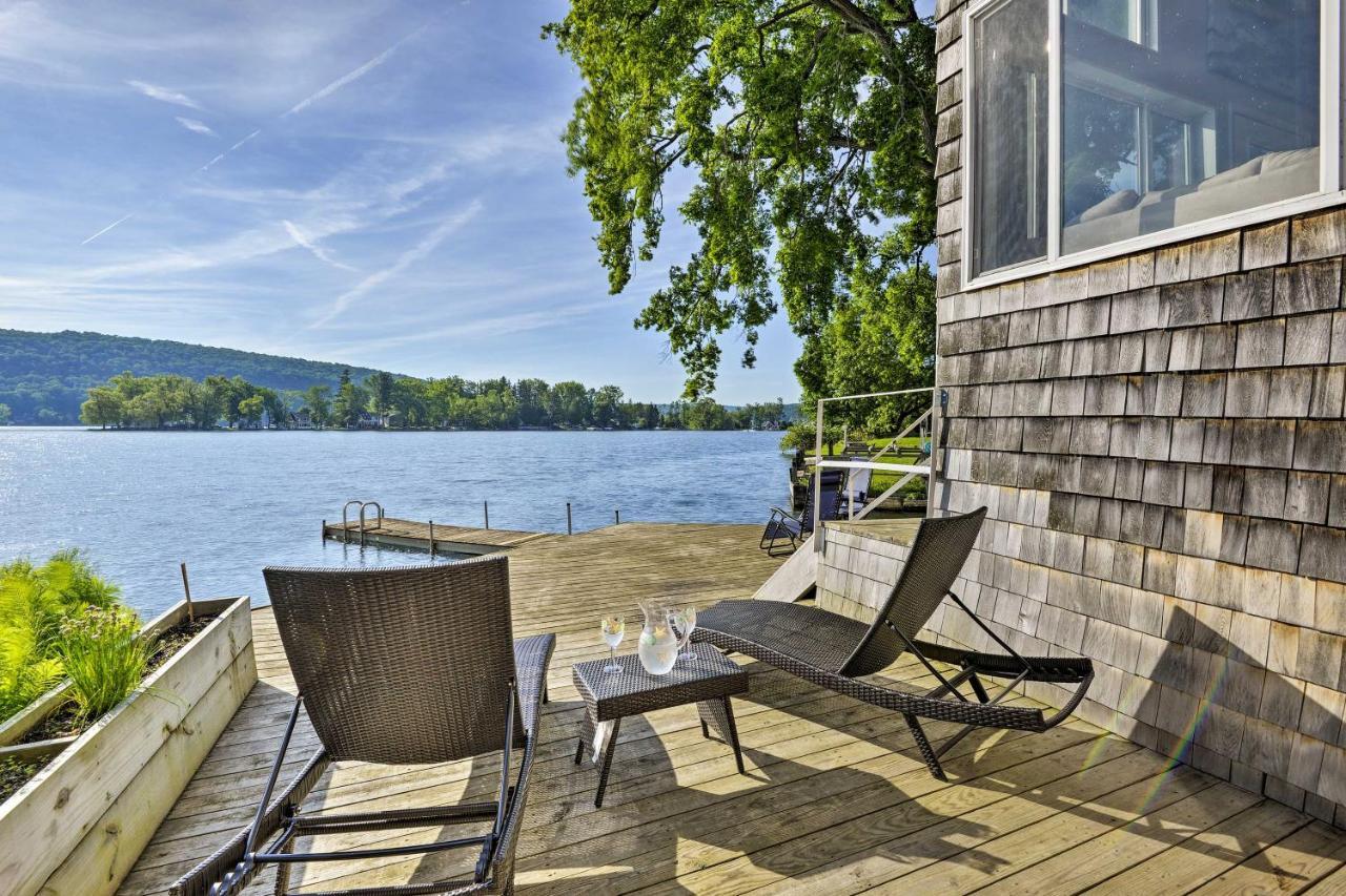 Waterfront Deruyter Home With Private Dock! New Woodstock Buitenkant foto