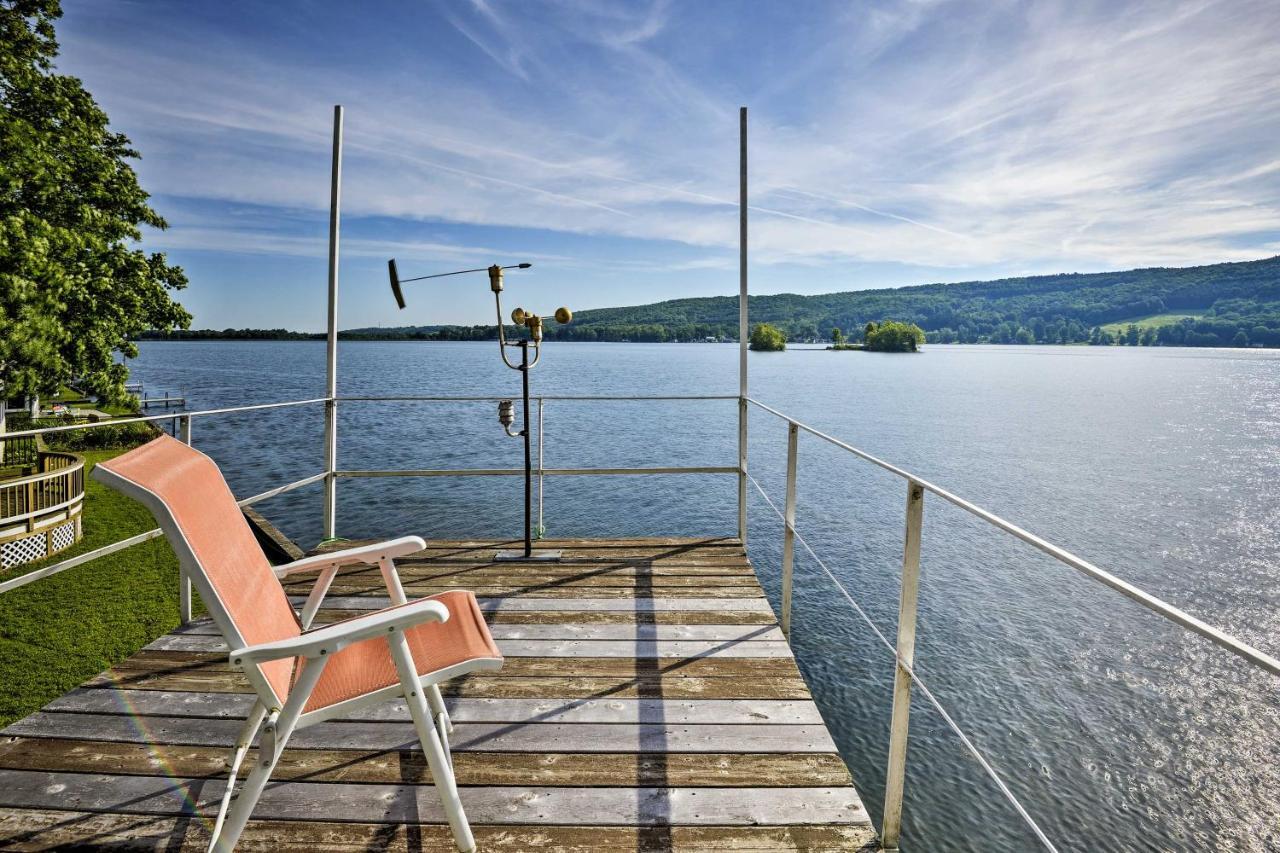 Waterfront Deruyter Home With Private Dock! New Woodstock Buitenkant foto